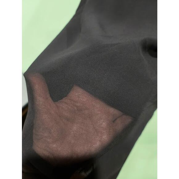 Freebird Sleeveless Maxi Dress With Sheer Striped Overlay, Blk/Wht, Size S - Picture 4 of 7